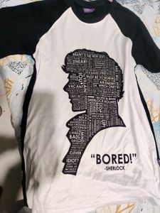 Sherlock print tshirt
