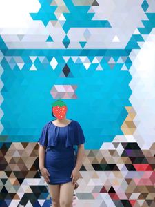 Blue Bodycon Mini Dress