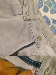 Grey High Rise Skinny Jeans