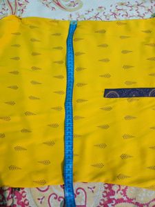 Printed Mustard Kurta