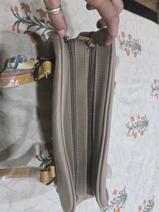 Brown Yellow Brand New Caprese Handbag
