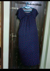 Soft Material Blue Night Wear New Design