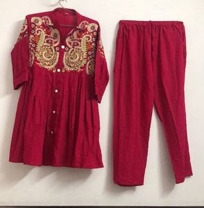 Elegant Cord set rose colour fir every size