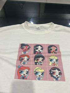 White Graphic Print Tee