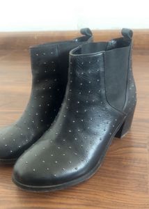 Leather Black Boots