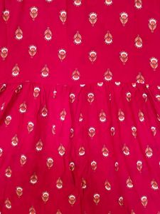 Red Printed Dress