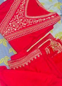 Red Embroidered Full Set (Pakistani Style)