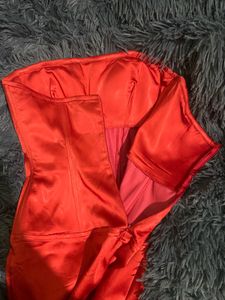 Red Corset Dress