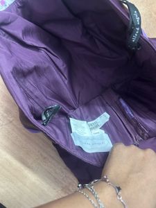 Purple Linen Dress