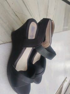 Black Heeled Sandals