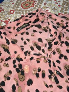 Leopard Print Stylish Shirt Top