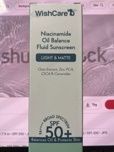 WishCare SPF 50+ Oil Balance Sunscreen