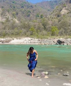 Indigo Hand Block Print Jumpsuit