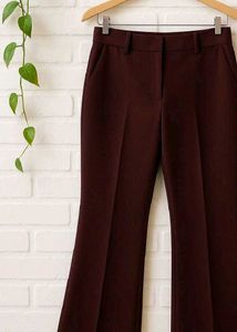 Flared Maroon Pants