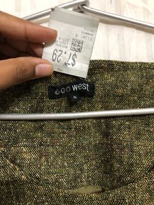 600west Olive Waistcoat