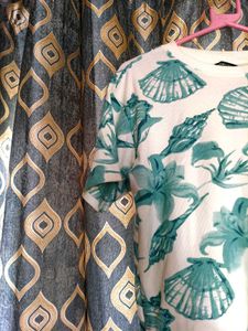 Blue Printed T Shirt