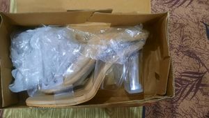 Shoetopia Nude Transparent Heels New