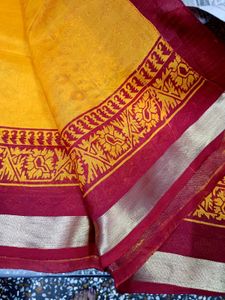 Beautiful Mustard Saree