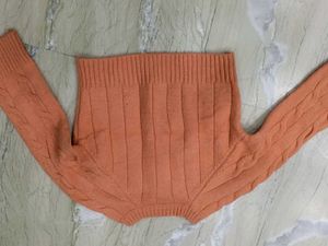 Peach Knit Sweater