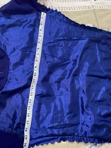 Royal Blue Party Wear Embroidered Kurta Gown