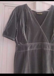 Elegant Grey Dress