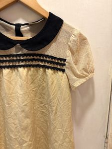 Vintage-Style Peter Pan Collar Blouse