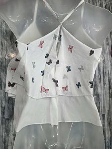 Butterfly Crop Top 💚32