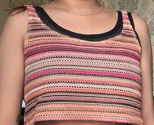 Striped Knit Tank Top