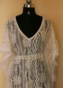 White Lace Kaftan