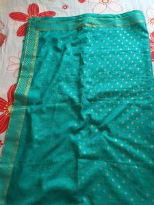 Beautiful Green Colour Saree