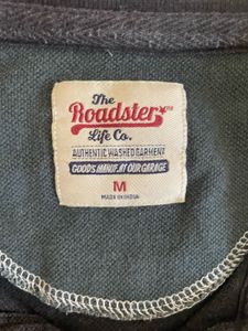 Vintage Navy Polo Shirt - Size M