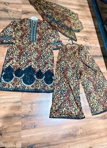 Og pakistani patch work suit ( lawn)