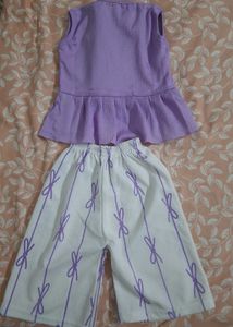 Infant Girls Coord Set Lavender
