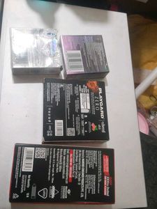 Packets Of Condoms All New.. Durex, Manforce Playg