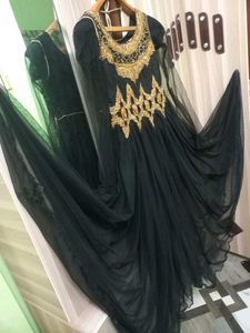 Elegant Black Ethnic Gown