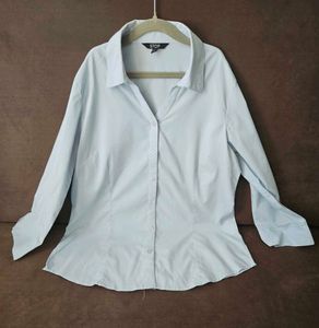 Formal Blue Shirt for Women