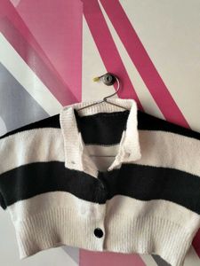 Aesthetic Striped Vest/Crop Top