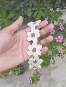 Crochet Flowery Hairband🎀
