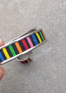 Multicolour Braclete With A Ring