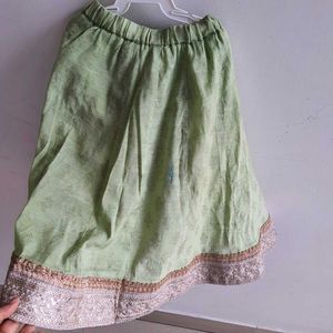 Kids Lehenga Pink Green