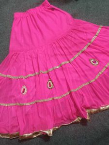 Pink Embellished Lehenga