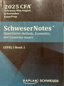 SchweserNotes CFA Level I Book 3
