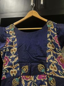 Elegant Blue Kurta Gown
