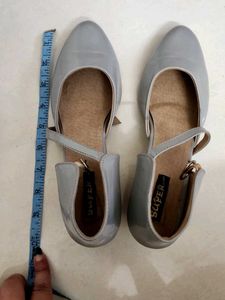 Unused Grey Slingback Heels