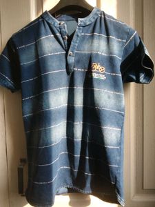 Denim Striped T-Shirt