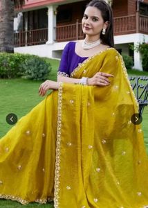 Elegant Yellow Saree