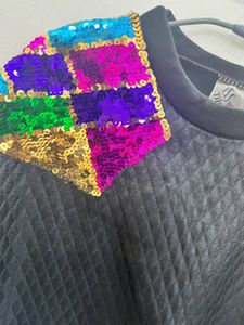 Embellish Party Sweattop