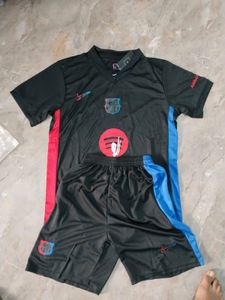Barca Black Football Kit