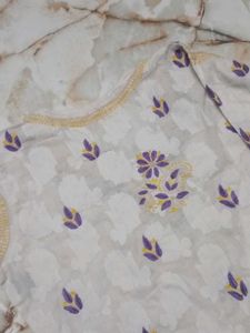 hand work embroidery kurti chicken curry
