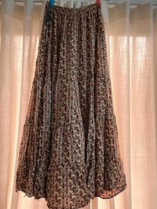 Ethnic And Summer Long Skirt